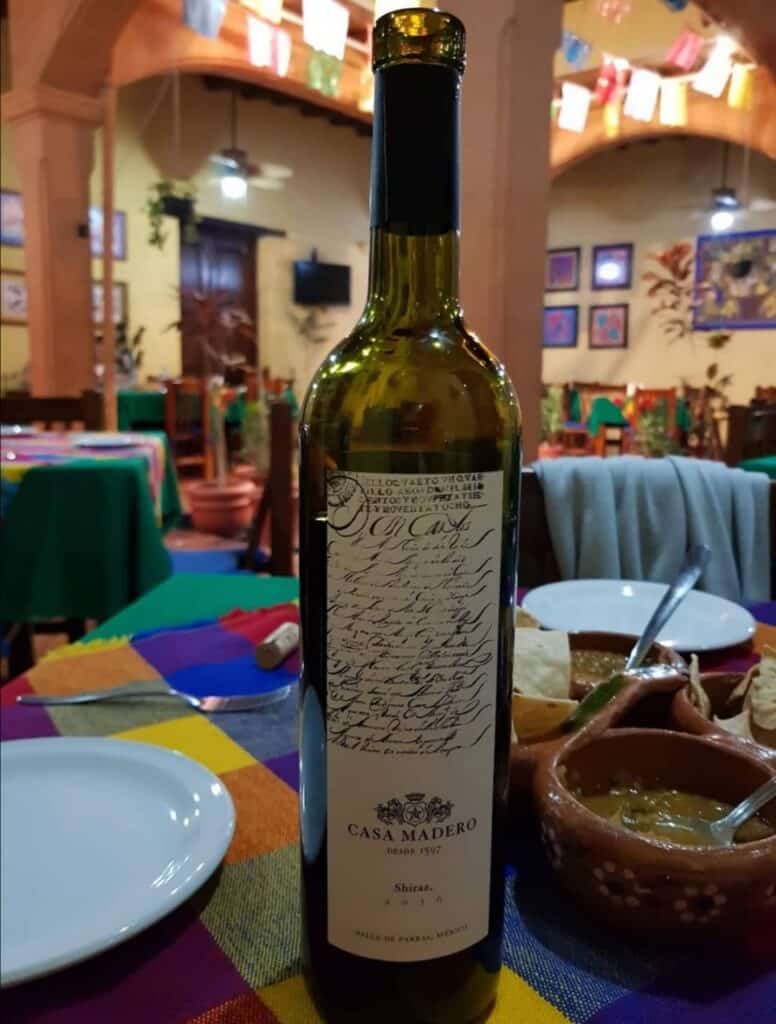 Vinos de la región de Parras de la Fuente.