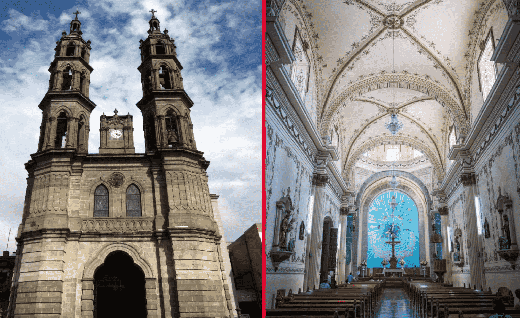 Catedral de Tepic, edificio emblemático de la capital de Nayarit.