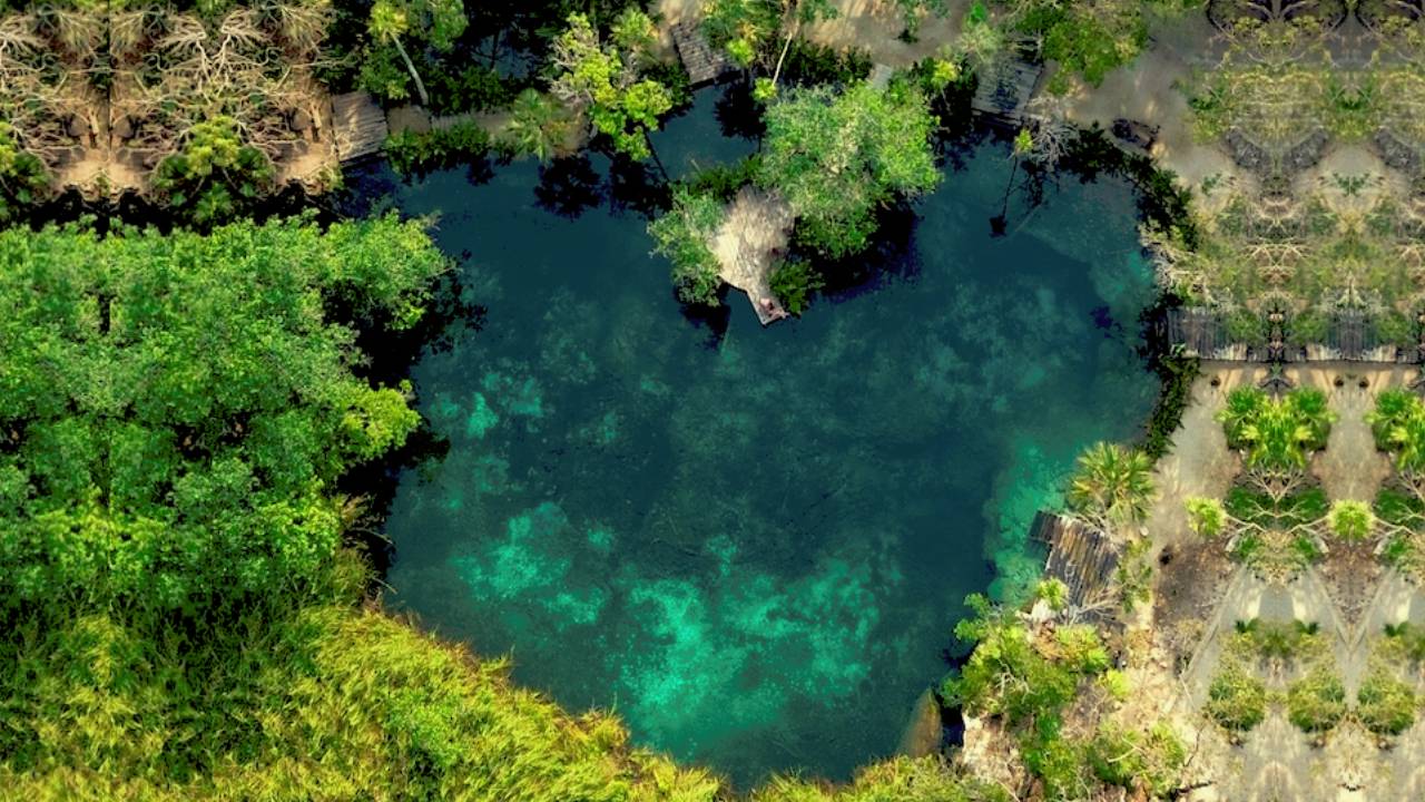 Cenote Corazón del Paraíso de Tulum, amor a primera vista