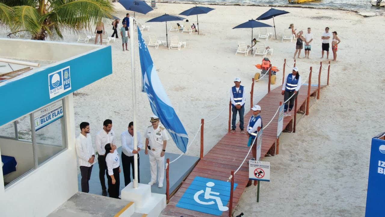 Playa Sol de Puerto Morelos obtiene certificación Blue Flag