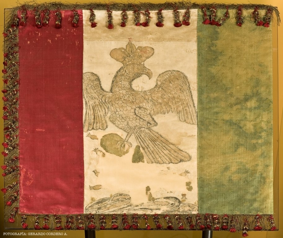 bandera de mexico en la epoca de la indepencia