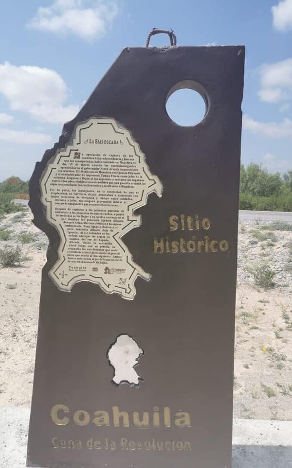 Sitio histórico en Norias de Baján donde capturaron a los héroes de la independencia de México