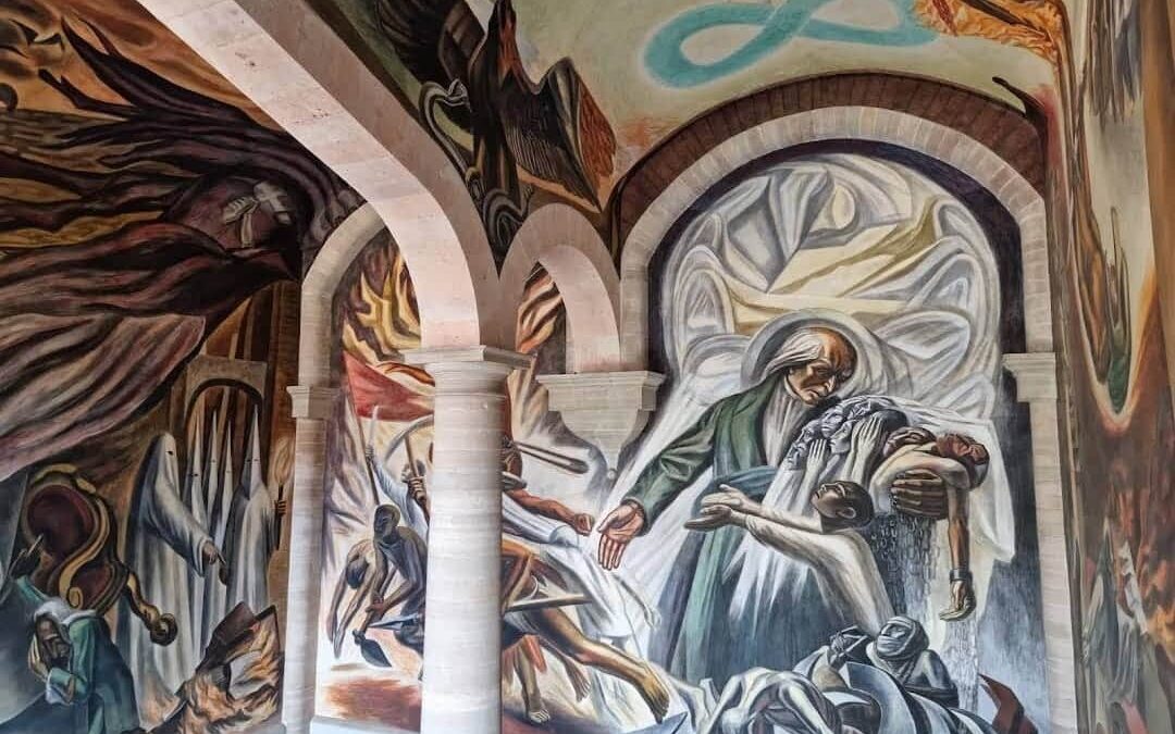 Mural del cura Miguel Hidalgo en la Alhóndiga de Granaditas