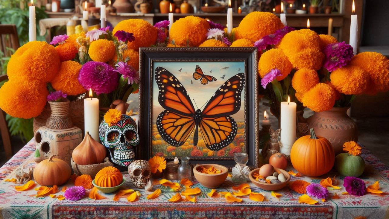 La mariposa monarca y su sorprendente relación con el Día de Muertos