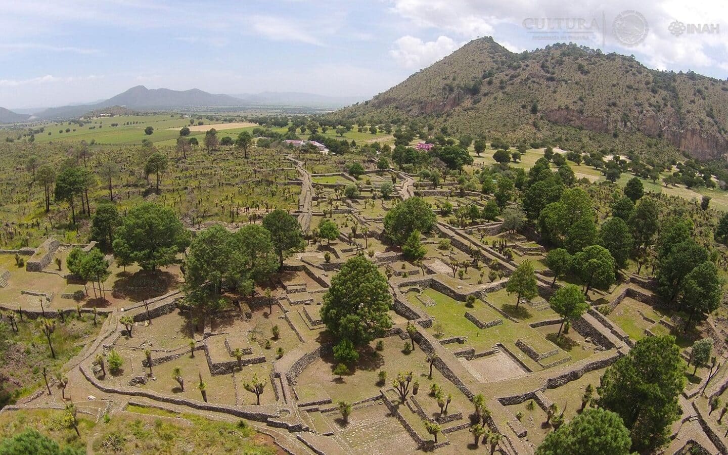 zona arqueológica de Cantona