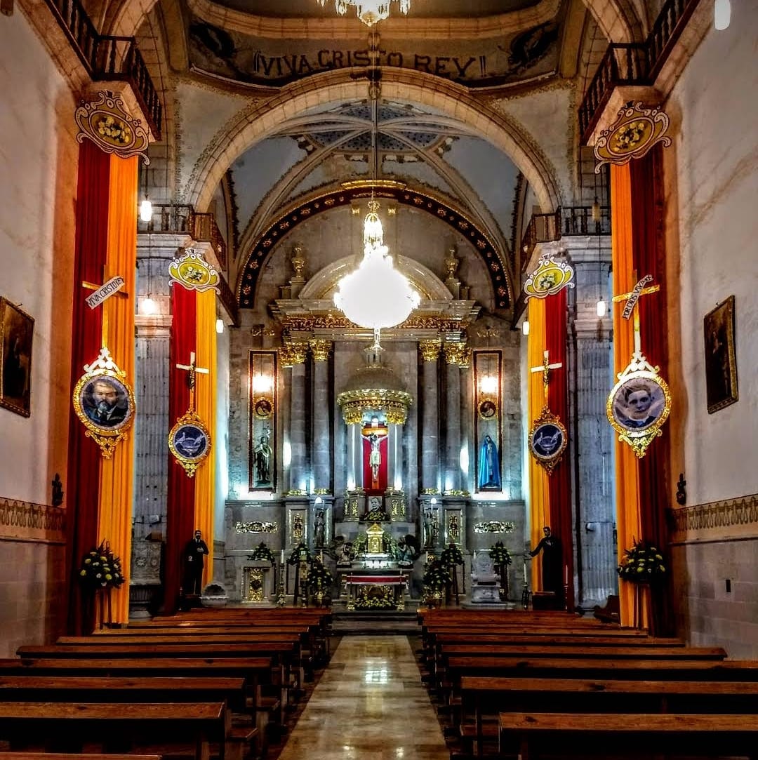 interior de la Parroquia de San Juan Bautista 