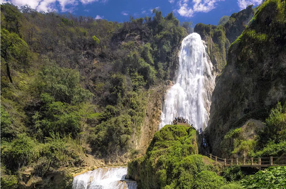 Cascada Velo de Novia, un atractivo natural de Chiapas