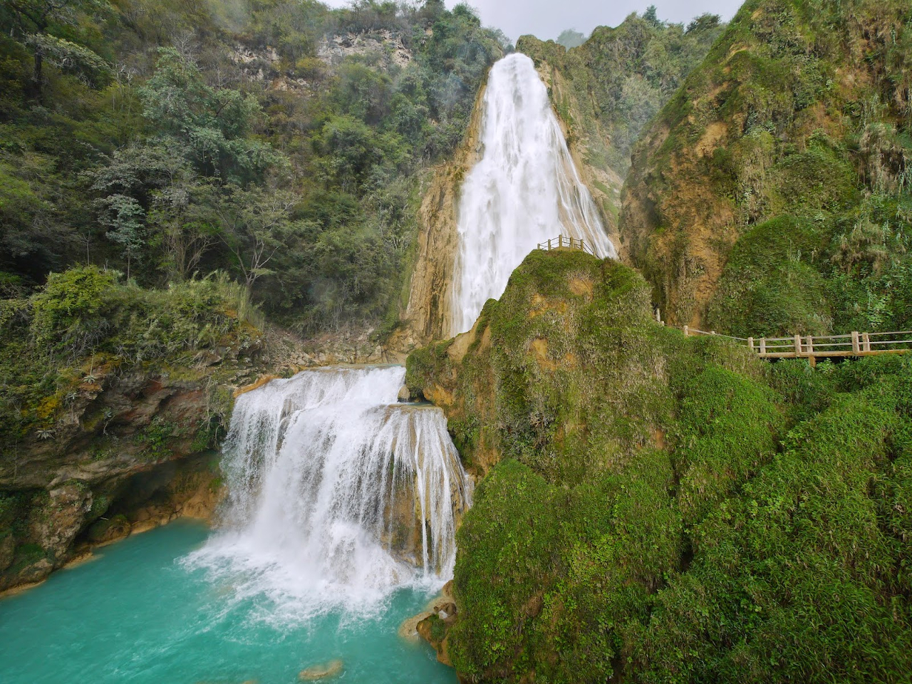 Admira la belleza chiapaneca en las Cascadas del Chiflón