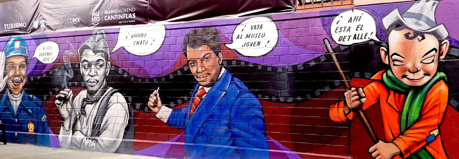 ‘Ahí está el detalle’, en el nuevo mural de ‘Cantinflas’