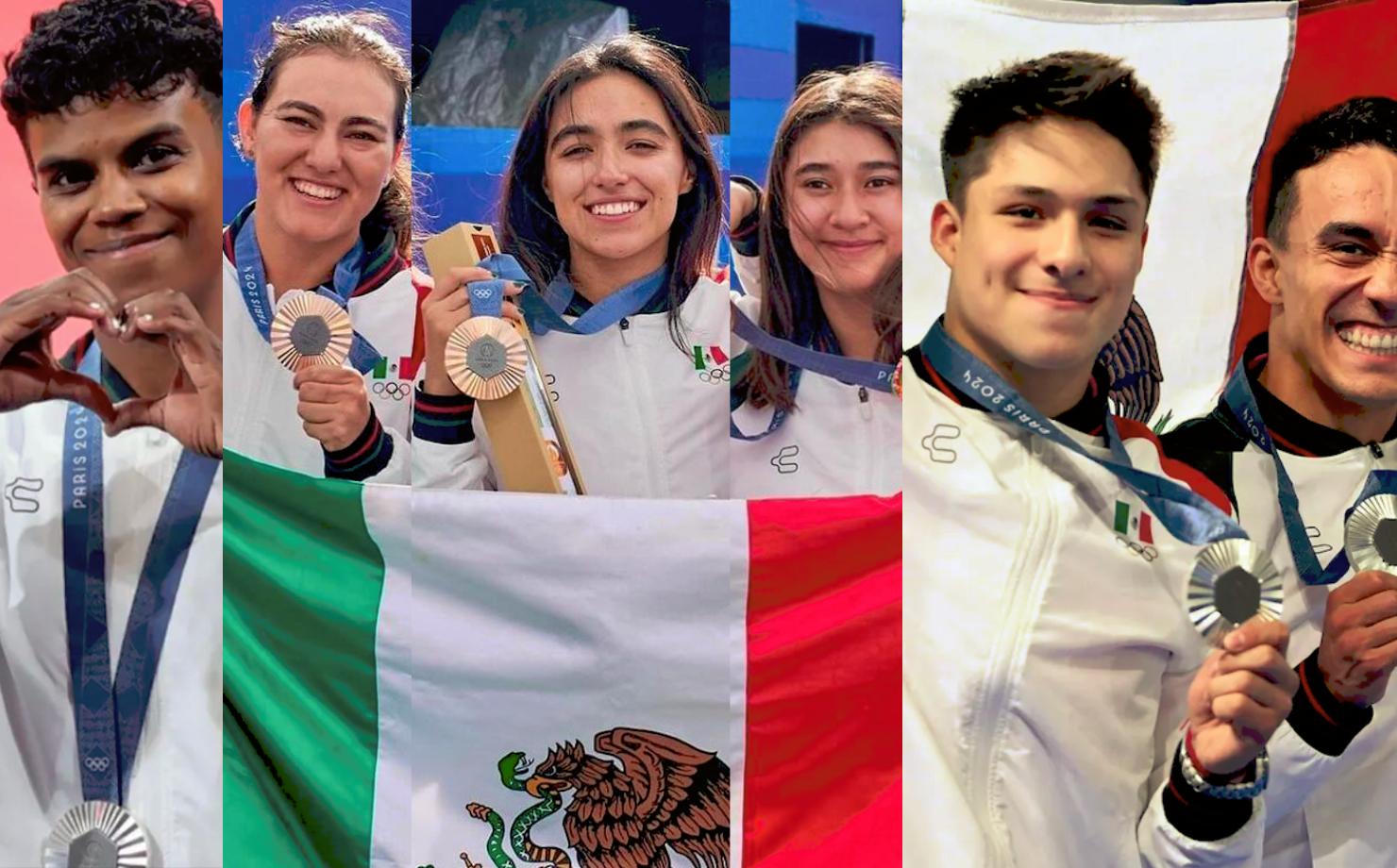 ¿De dónde son los mexicanos con medallas en París?