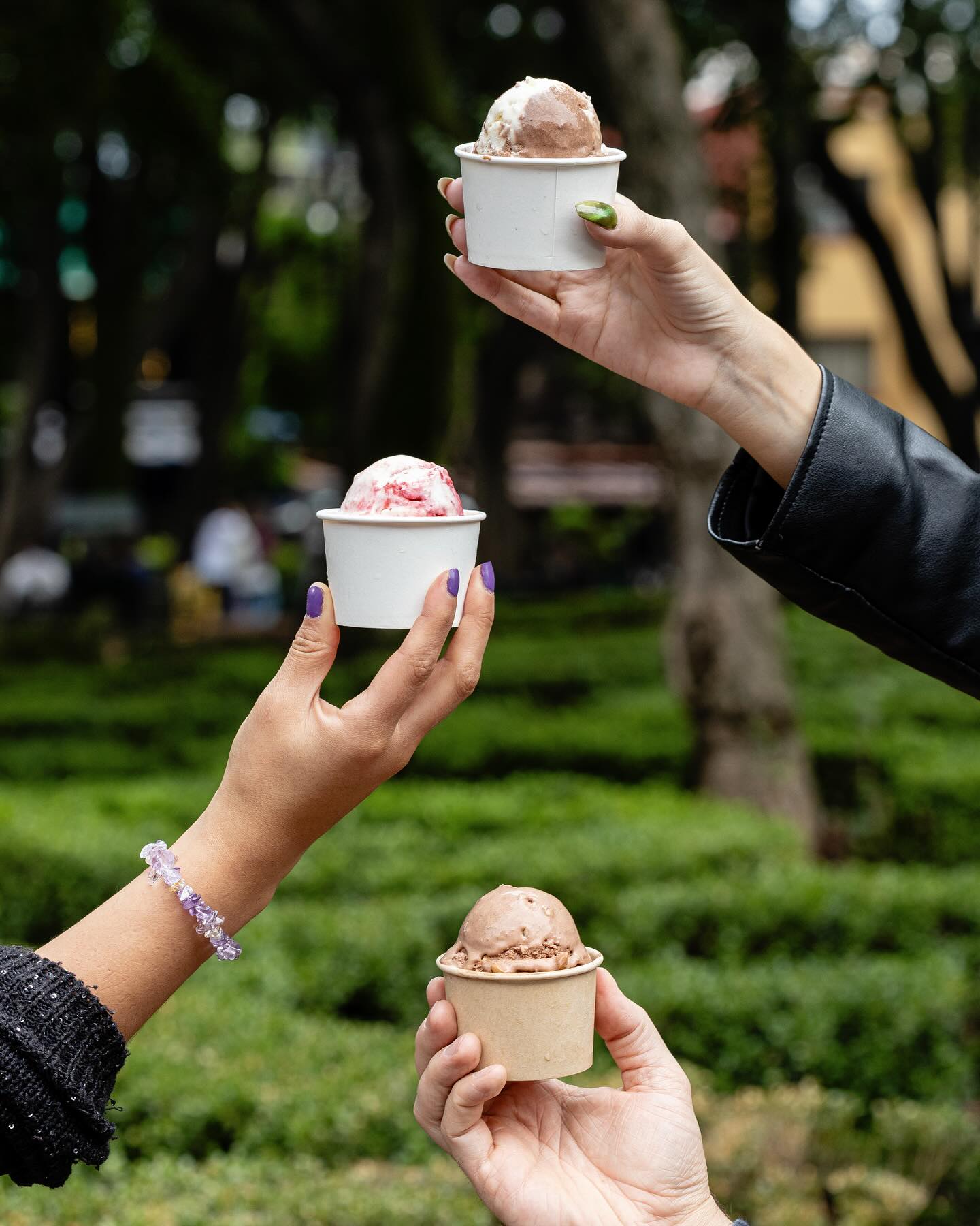 ¿Plan para la tarde? Un helado de nogada en el Kiosko de Coyoacán