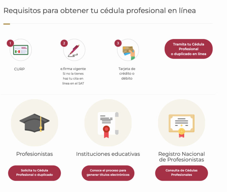 ¿Cómo sacar tu cédula profesional en línea? | Descubre México