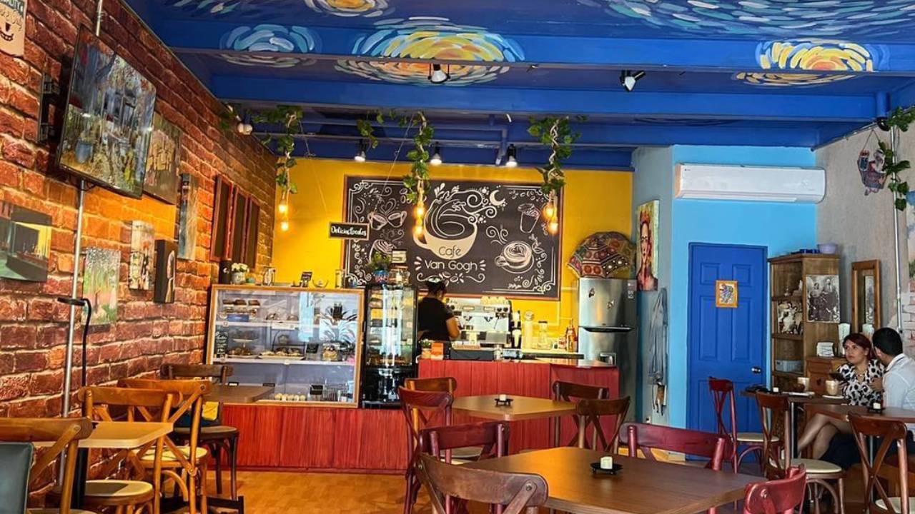 Café Van Gogh, donde la pintura y el café se fusionan