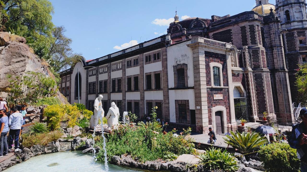 ¿Conoces el jardín y museo de la Basílica de Guadalupe?