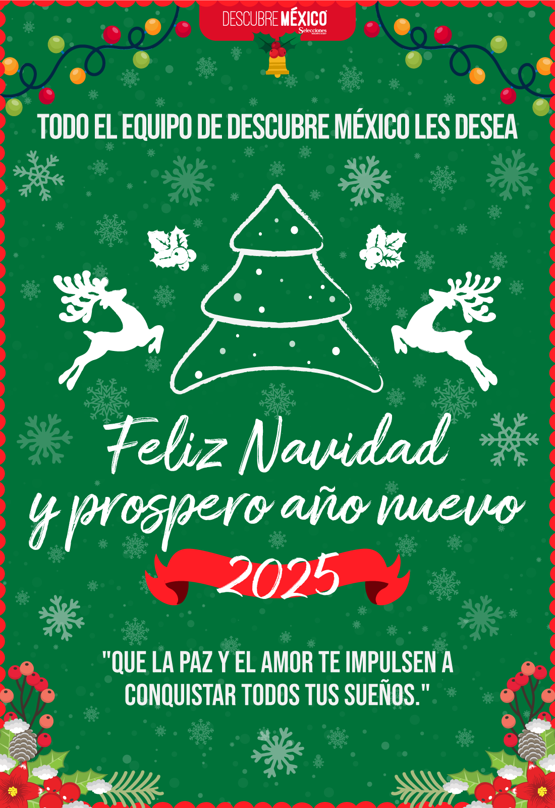 Feliz Navidad y Prospero año nuevo 2025