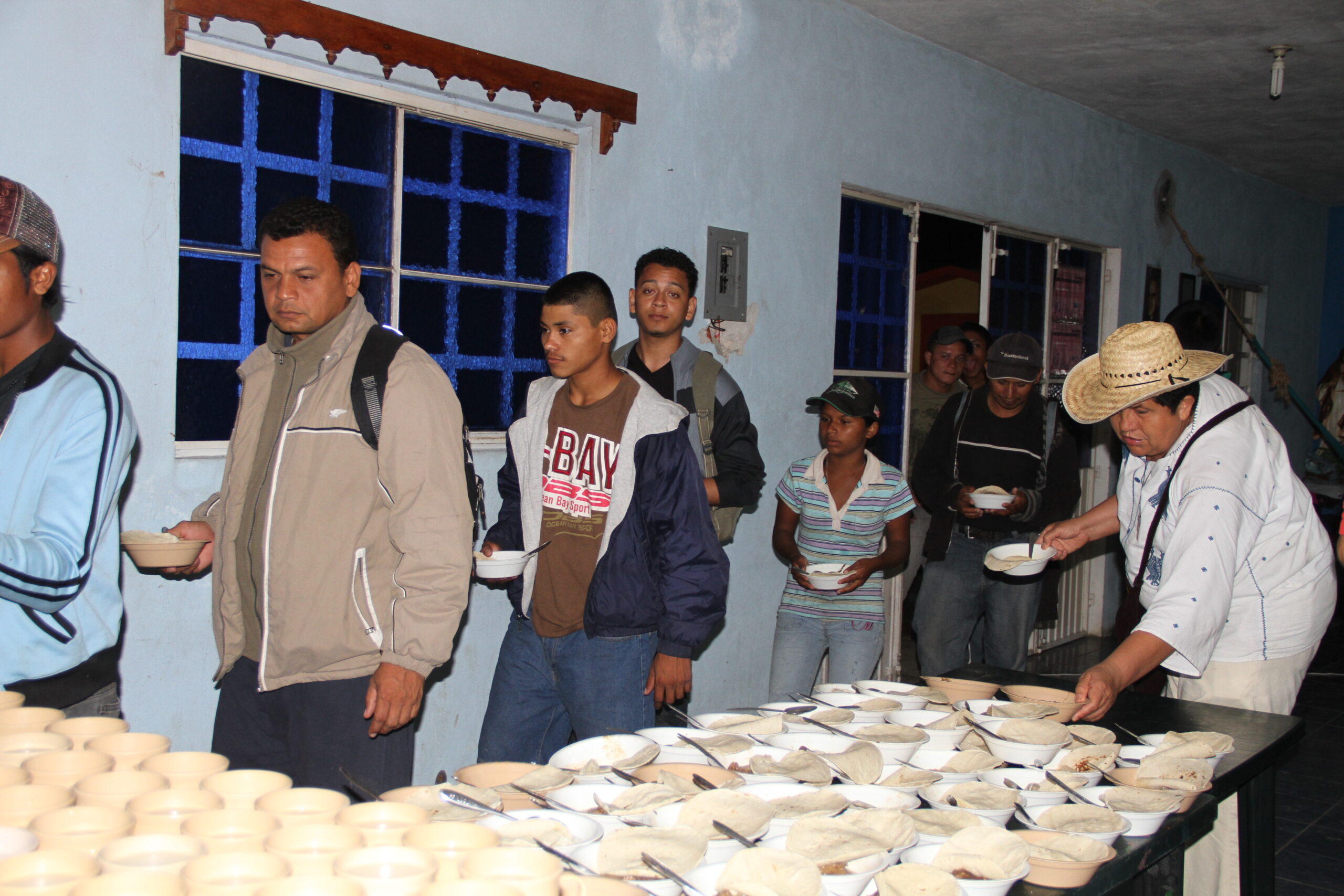 Apoyo a migrantes en México.