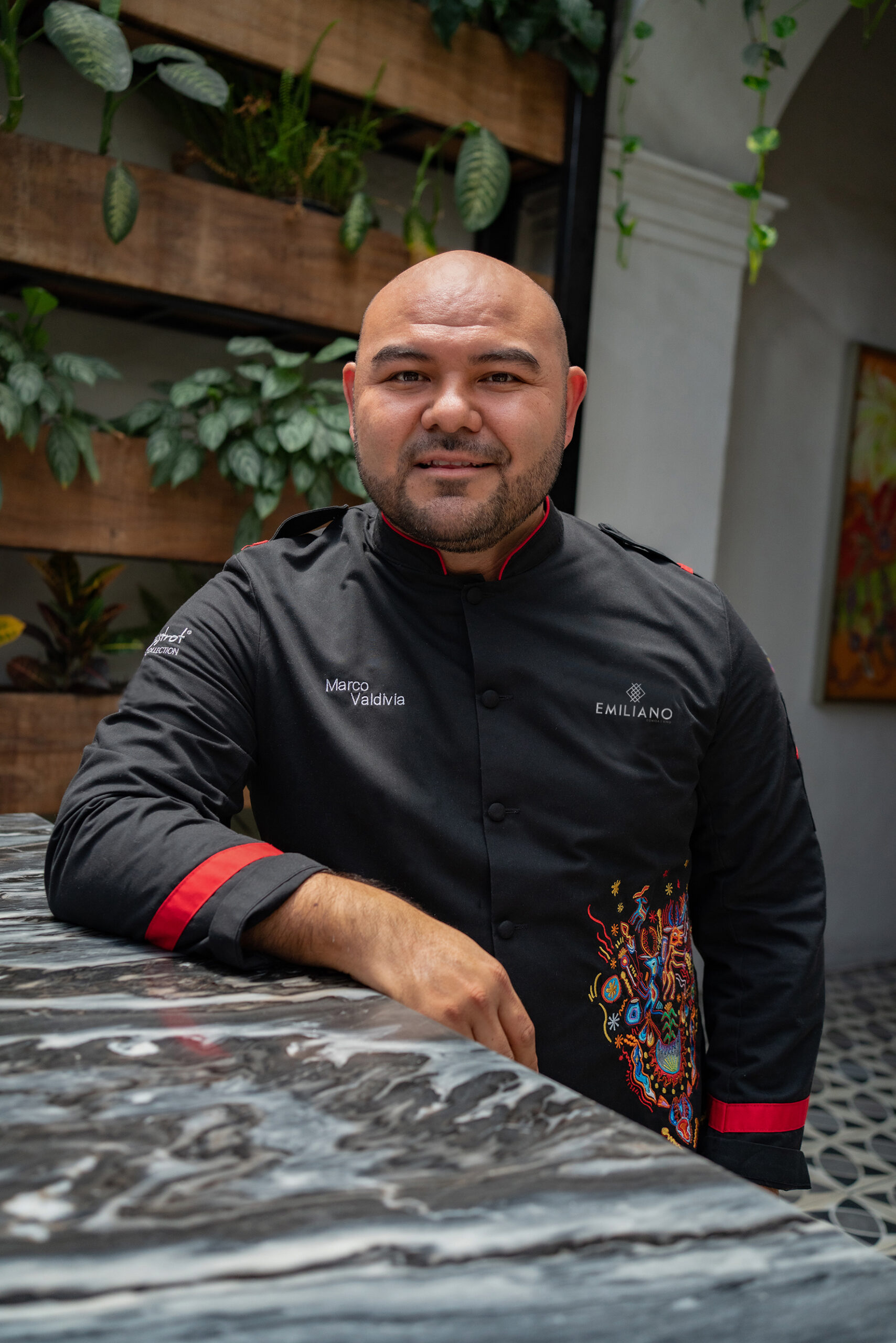 Chef Marco Valdivia.