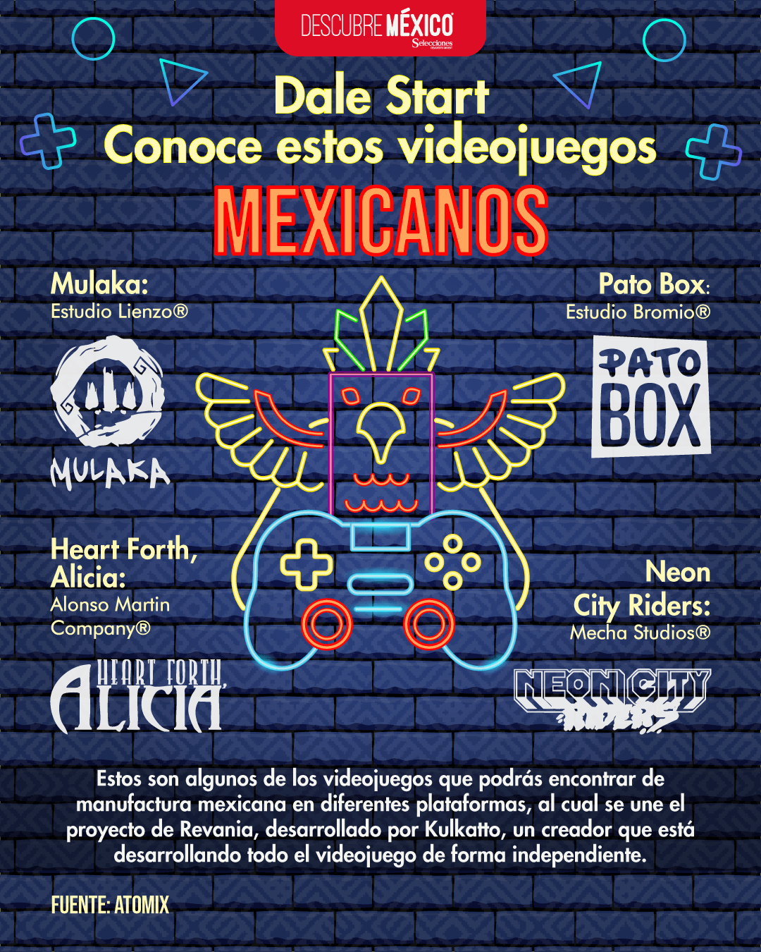 Conoce estos Videojuegos Mexicanos
