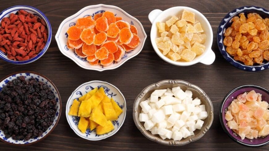 ingredientes fruta cristalizada